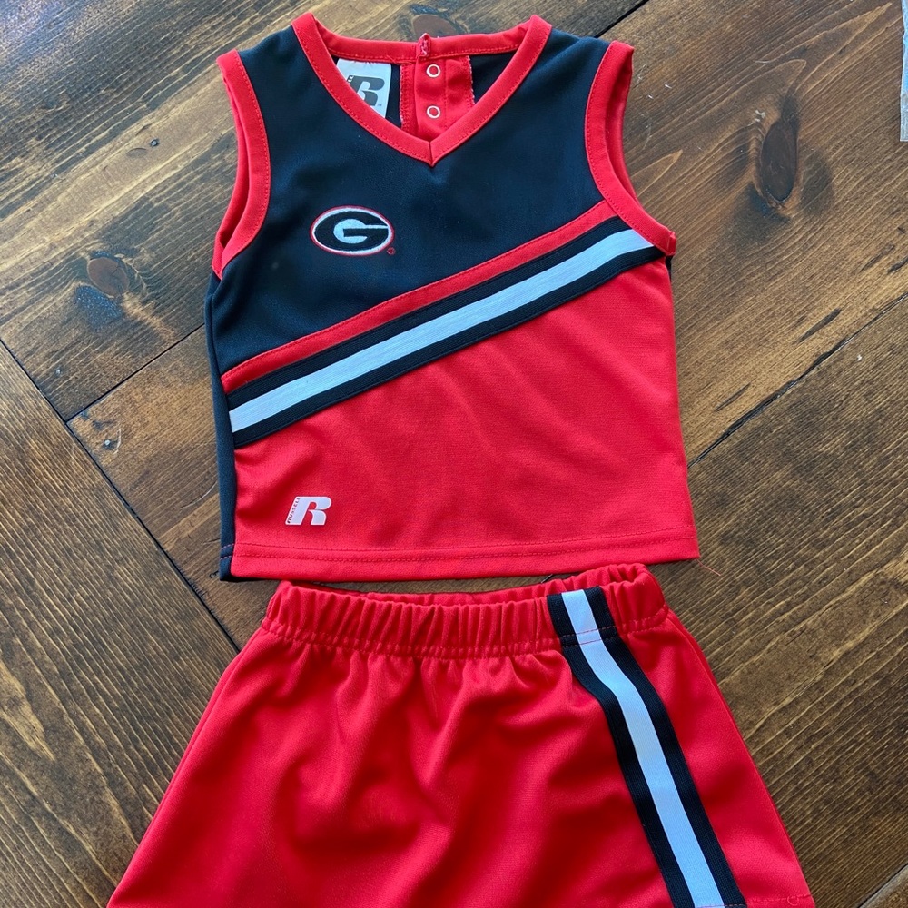 Georgia Bulldog Cheerleader Outfit